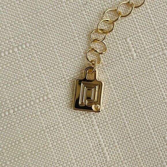 Dannijo Double Gold Anklet Jewelry for Women Gold Plated Chains 9 in to 10.5 in - Picture 6 of 7